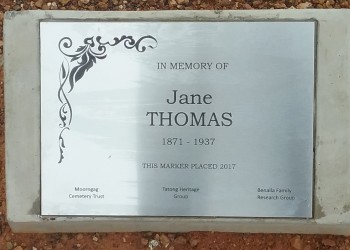 Jane THOMAS - Moorngag Cemetery