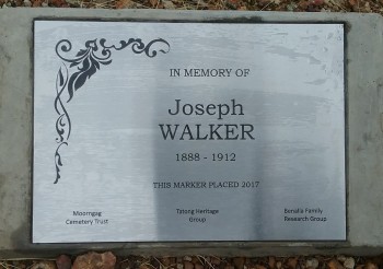 Joseph WALKER - Moorngag Cemetery