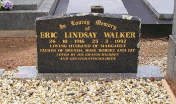 Eric Lindsay WALKER - Moorngag Cemetery