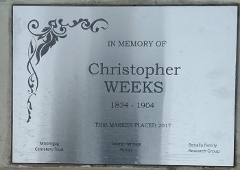 Christopher WEEKS - Moorngag Cemetery