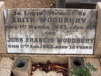 Edith WOODBURY - Moorngag Cemetery