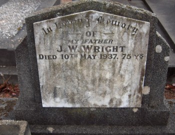 John William WRIGHT - Moorngag Cemetery