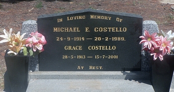 Michael Edward COSTELLO - Winton Cemetery