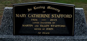 Mary Catherine STAFFORD - Winton Cemetery
