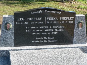 Reginald John PHEFLEY - Winton Cemetery