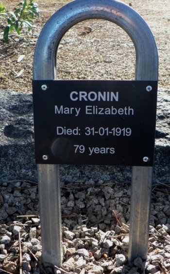 Mary Elizabeth CRONIN - Winton Cemetery