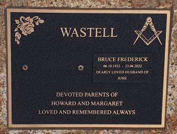 Bruce Frederick WASTELL - Winton Cemetery