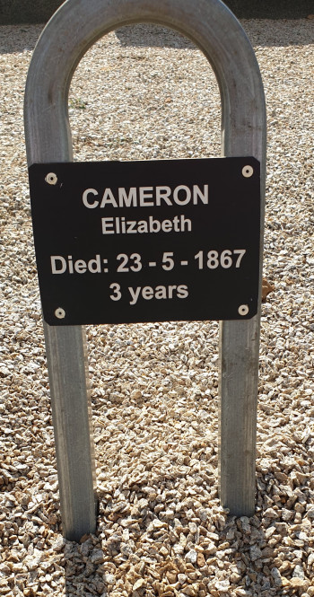 Elizabeth CAMERON - Winton Cemetery
