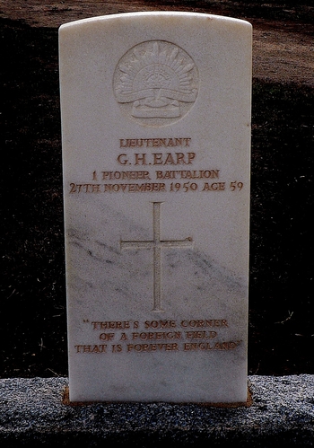 Howard EARP - Winton Cemetery