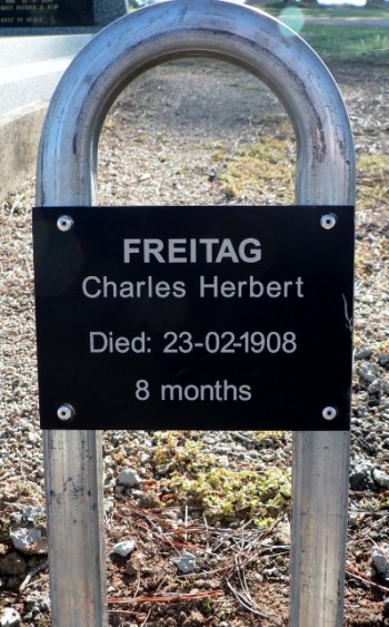 Charles Herbert FREITAG - Winton Cemetery