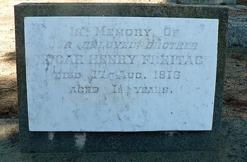 Edgar Henry FREITAG - Winton Cemetery