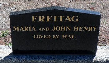 Maria FREITAG - Winton Cemetery