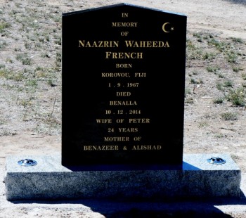Naazrin FRENCH - Winton Cemetery