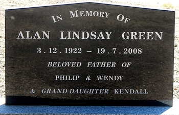 Alan Lindsay GREEN - Winton Cemetery