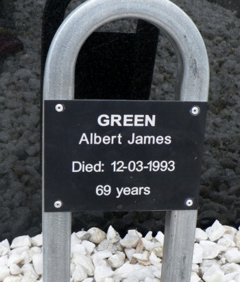 Albert James (Alby) GREEN - Winton Cemetery