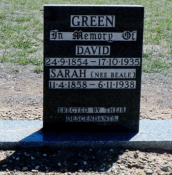 David GREEN - Winton Cemetery