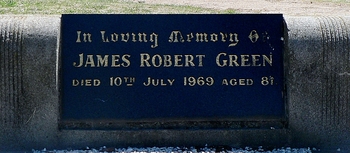 James Robert (Jim) GREEN - Winton Cemetery