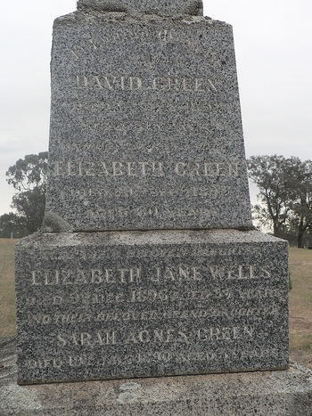 Sarah Agnes GREEN - Winton Cemetery