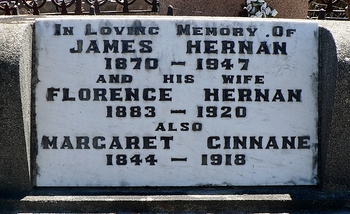 Florence HERNAN - Winton Cemetery