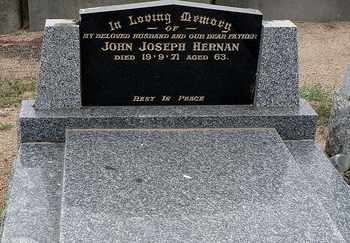 John Joseph HERNAN - Winton Cemetery