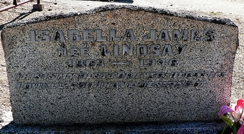 Isabella JAMES - Winton Cemetery
