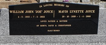 Mavis Lynette JOYCE - Winton Cemetery