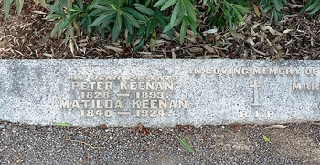 Peter KEENAN - Winton Cemetery