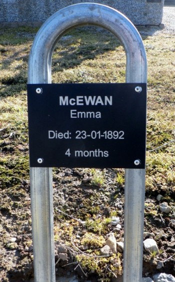 Emma MCEWAN - Winton Cemetery