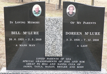 Doreen MCLURE - Winton Cemetery