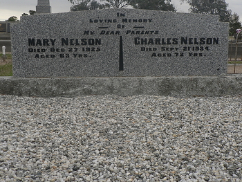 Charles NELSON - Winton Cemetery