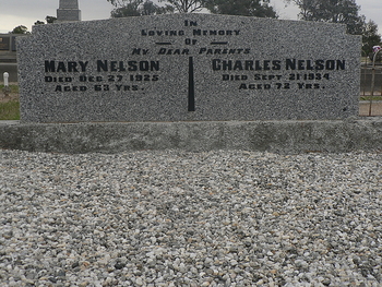 Mary NELSON - Winton Cemetery