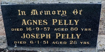 Joseph PELLY - Winton Cemetery
