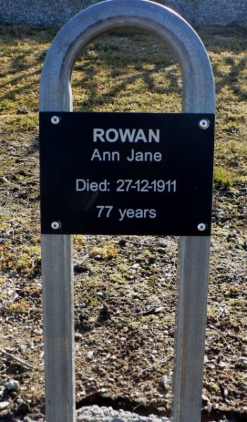 Anne Jane ROWAN - Winton Cemetery