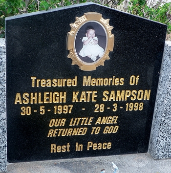 Ashleigh Kate SAMPSON - Winton Cemetery