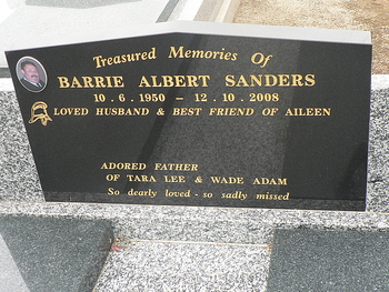 Barry Albert SANDERS - Winton Cemetery