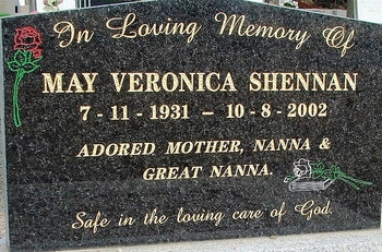 May SHENNAN - Winton Cemetery