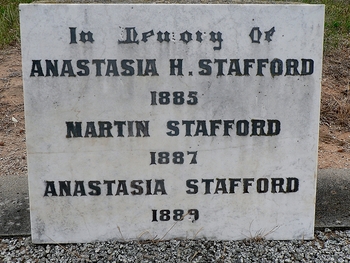 Anastasia H. (infant) STAFFORD - Winton Cemetery