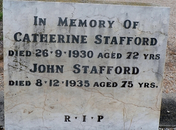Catherine E STAFFORD - Winton Cemetery