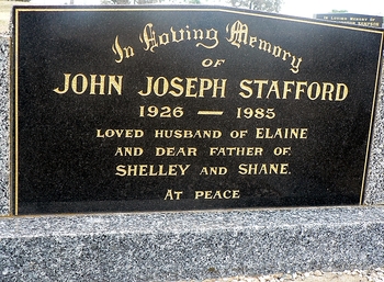 John Joseph STAFFORD - Winton Cemetery