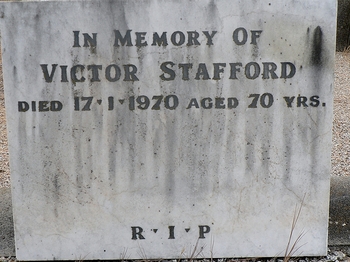 Victor STAFFORD - Winton Cemetery