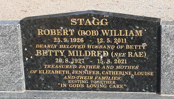 Robert William STAGG - Winton Cemetery