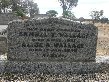 Samuel Thomas WALLACE - Winton Cemetery