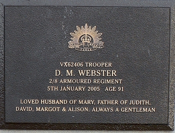 David Maxwell WEBSTER - Winton Cemetery