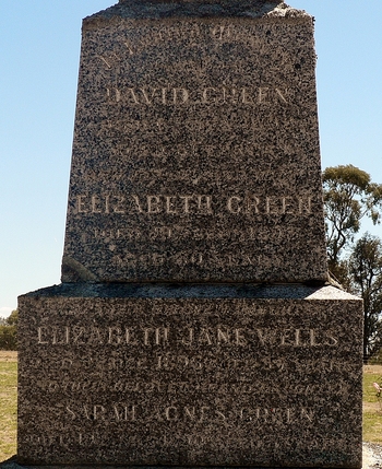 Elizabeth Jane WELLS - Winton Cemetery