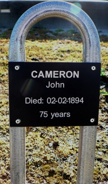 John CAMERON - Winton Cemetery
