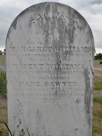 Robert WILLIAMS - Winton Cemetery