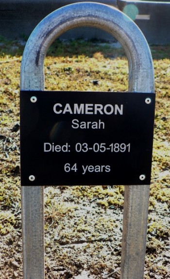 Sarah Jane CAMERON - Winton Cemetery
