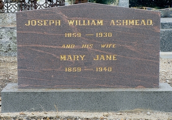Joseph William ASHMEAD - Winton Cemetery